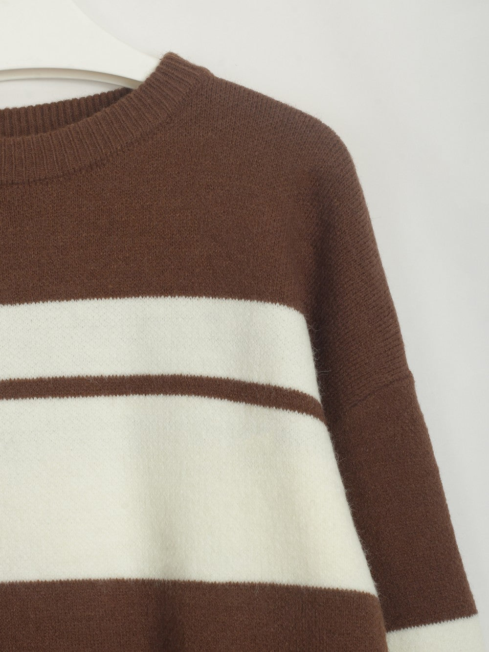 Women Clothing Colorblock All Matching Top Simple Classic Casual Sweater