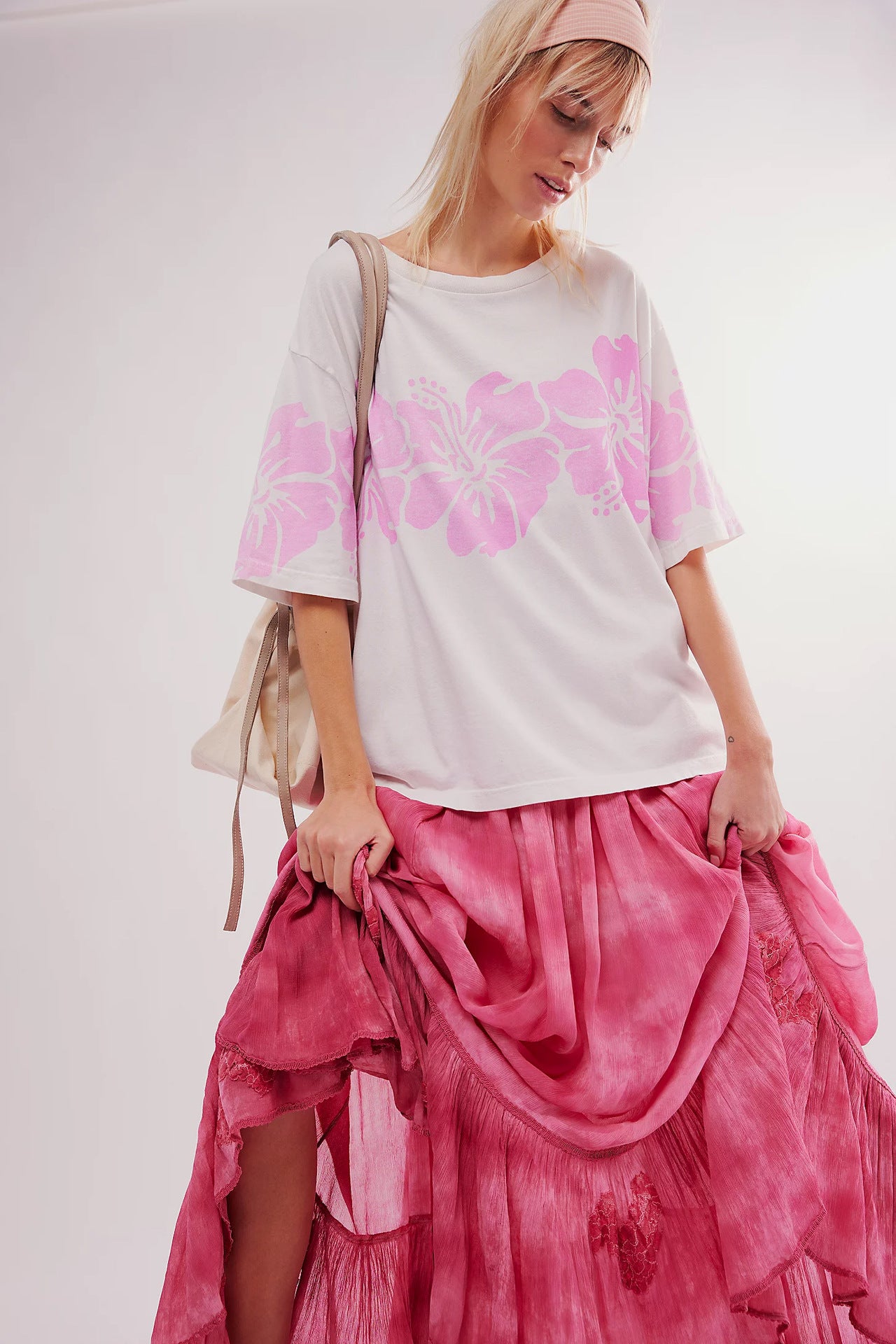 Autumn Women Clothing Top Personalized Printed Loose Short Sleeved T shirt Women