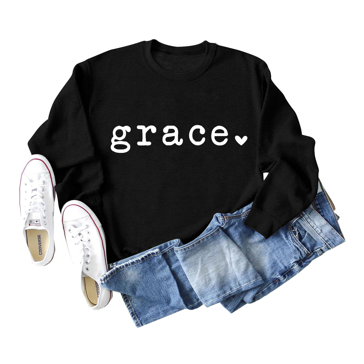 Black, Hoodie White Font