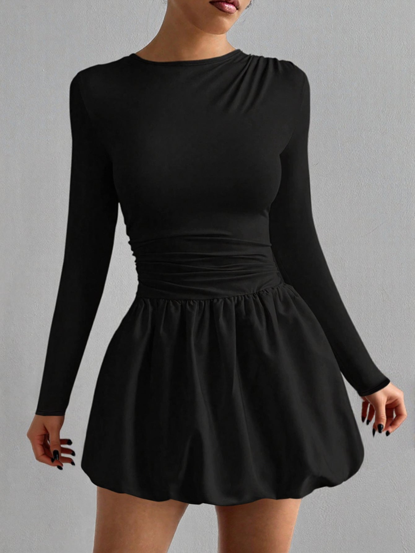 Women Bud Dress Sexy off the Shoulder Solid Color Tube Top Sleeveless