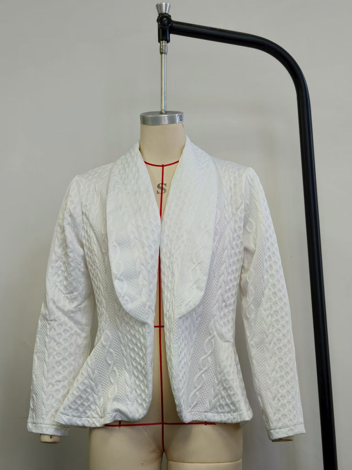 Autumn Winter Solid Color Cardigan Coat for Women