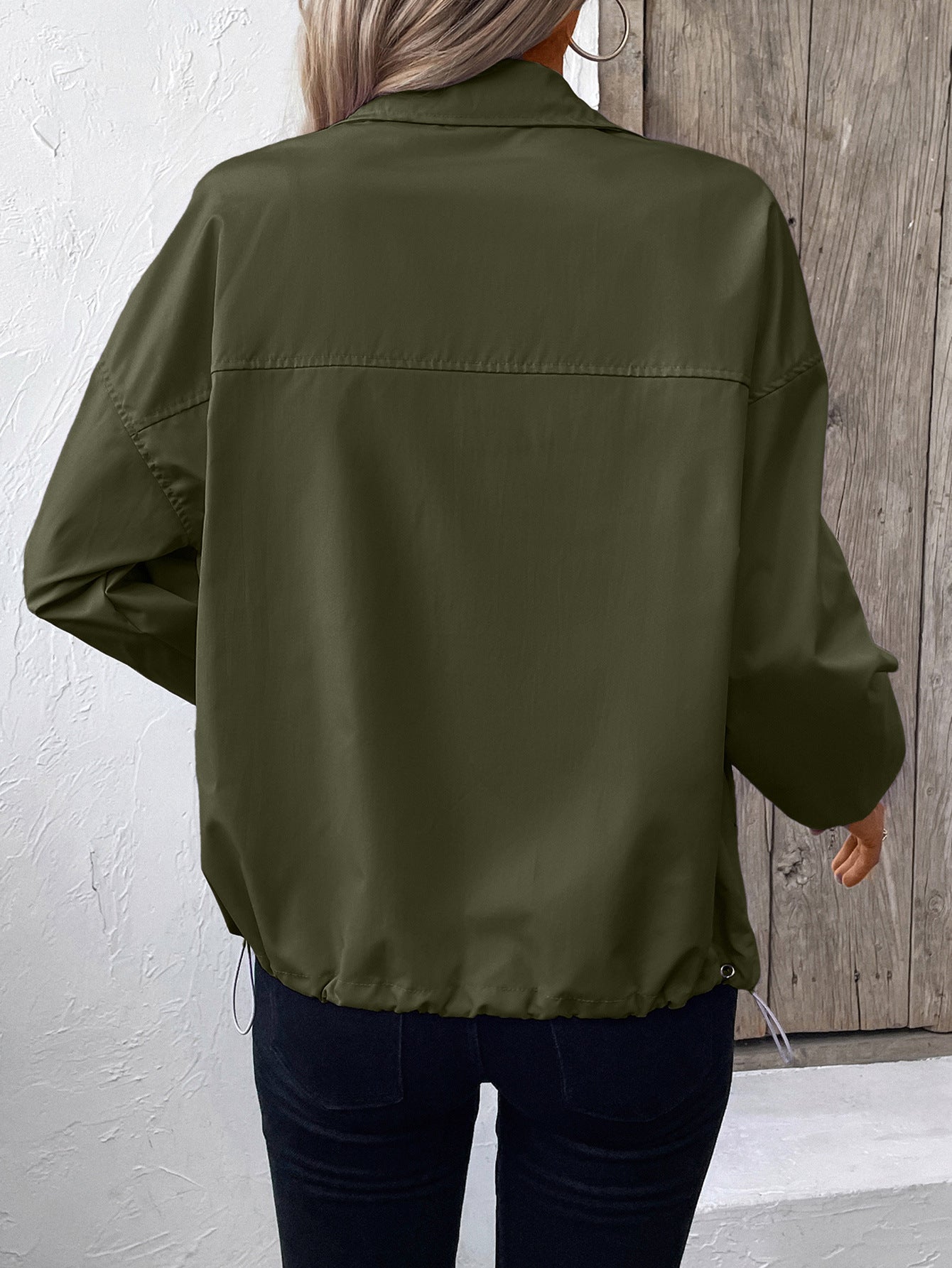 Women Clothing Waterproof Outdoor Sports Casual Raincoat Casual Coat Jacket Top Women