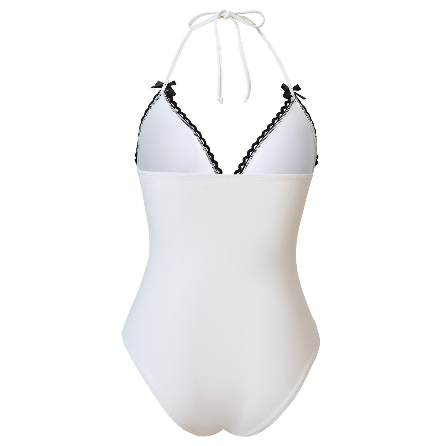 One Piece Swimsuit Women Black White Sexy Two Piece Sets Swimsuit Chiffon Dress