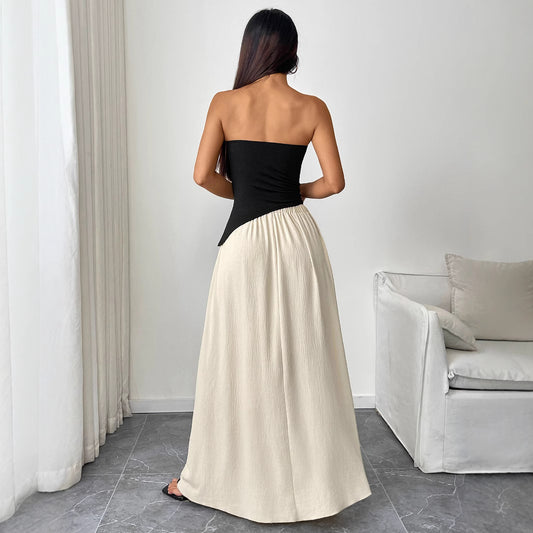 Summer Women Clothing Casual Sexy Skirt Maxi Skirt Set French Sexy