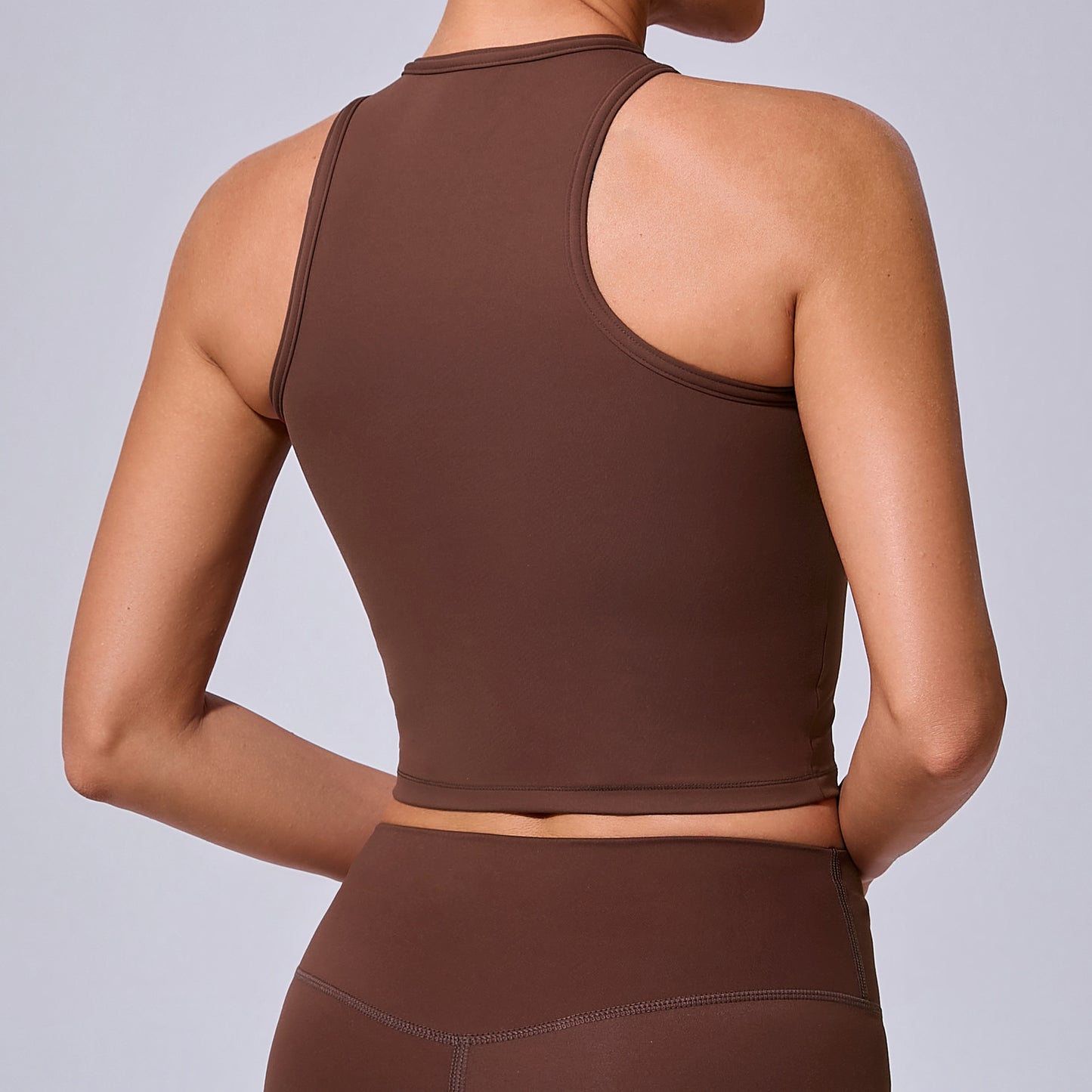 No Chest Pad Blouse Quick Drying Sports Vest Naked Women Sense Skinny Yoga Clothes Running Fitness Top