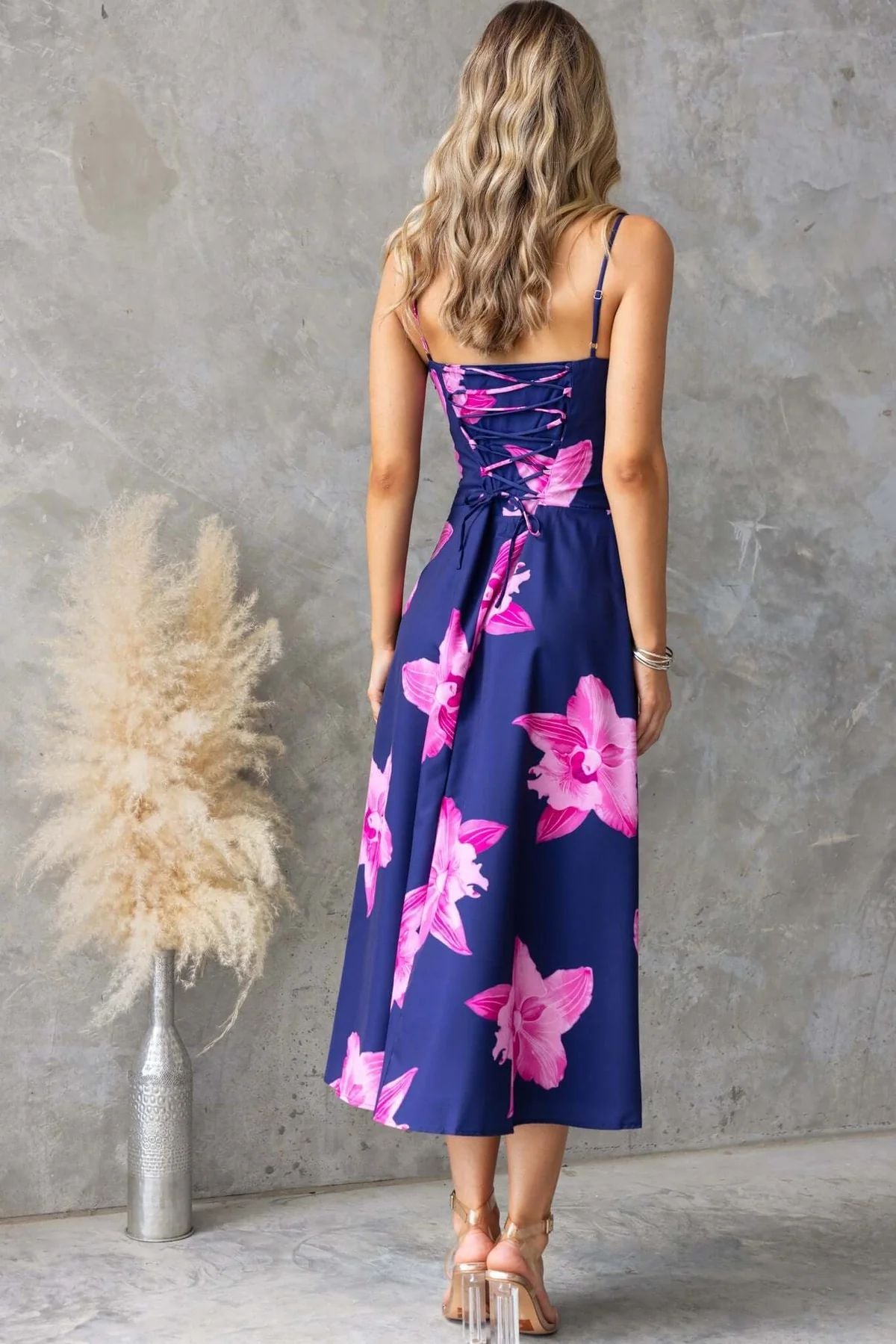 Summer Printed Slim Fit Sexy Suspenders Dress