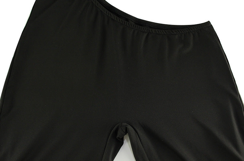 Sexy Women Clothing Diagonal Collar Hollow Out Cutout out Slim Fit Skinny Jumpsuit Trousers