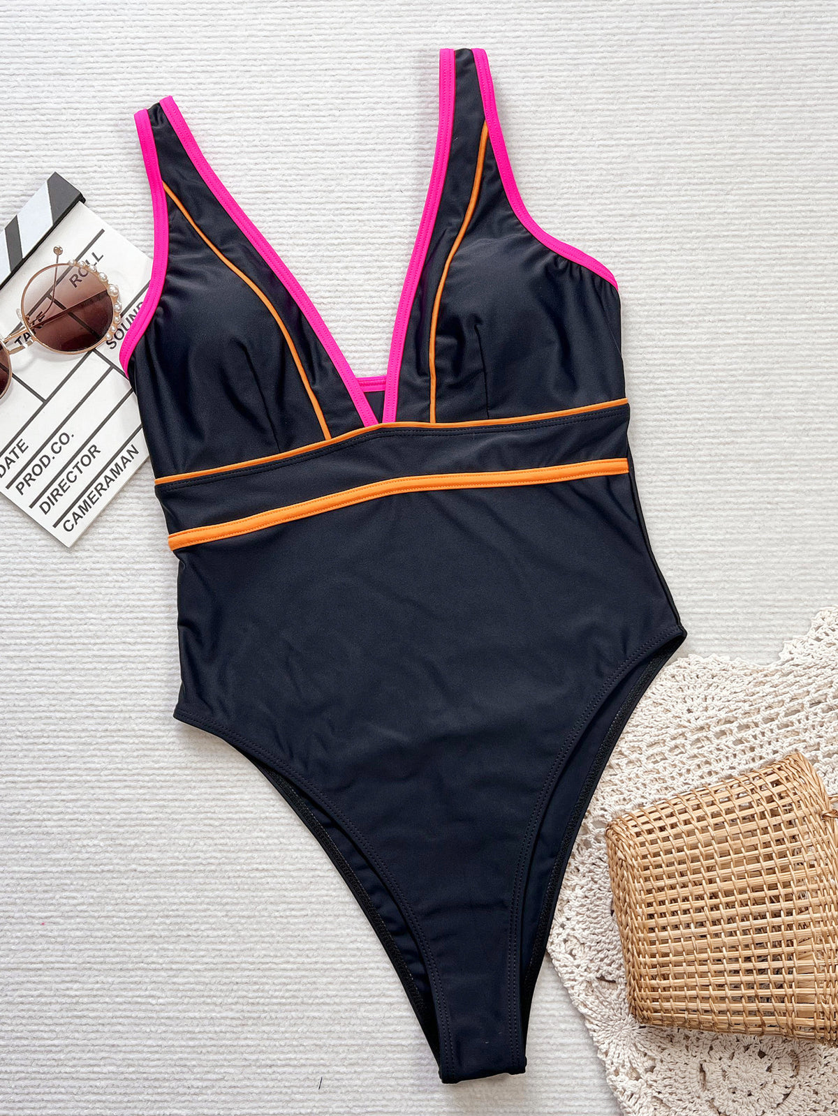 One Piece Swimsuit Sexy Black Swimsuit Bikini