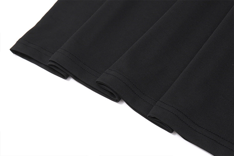 Women Clothing Summer Sexy off Shoulder High Waist Slim Solid Color Sheath Dress