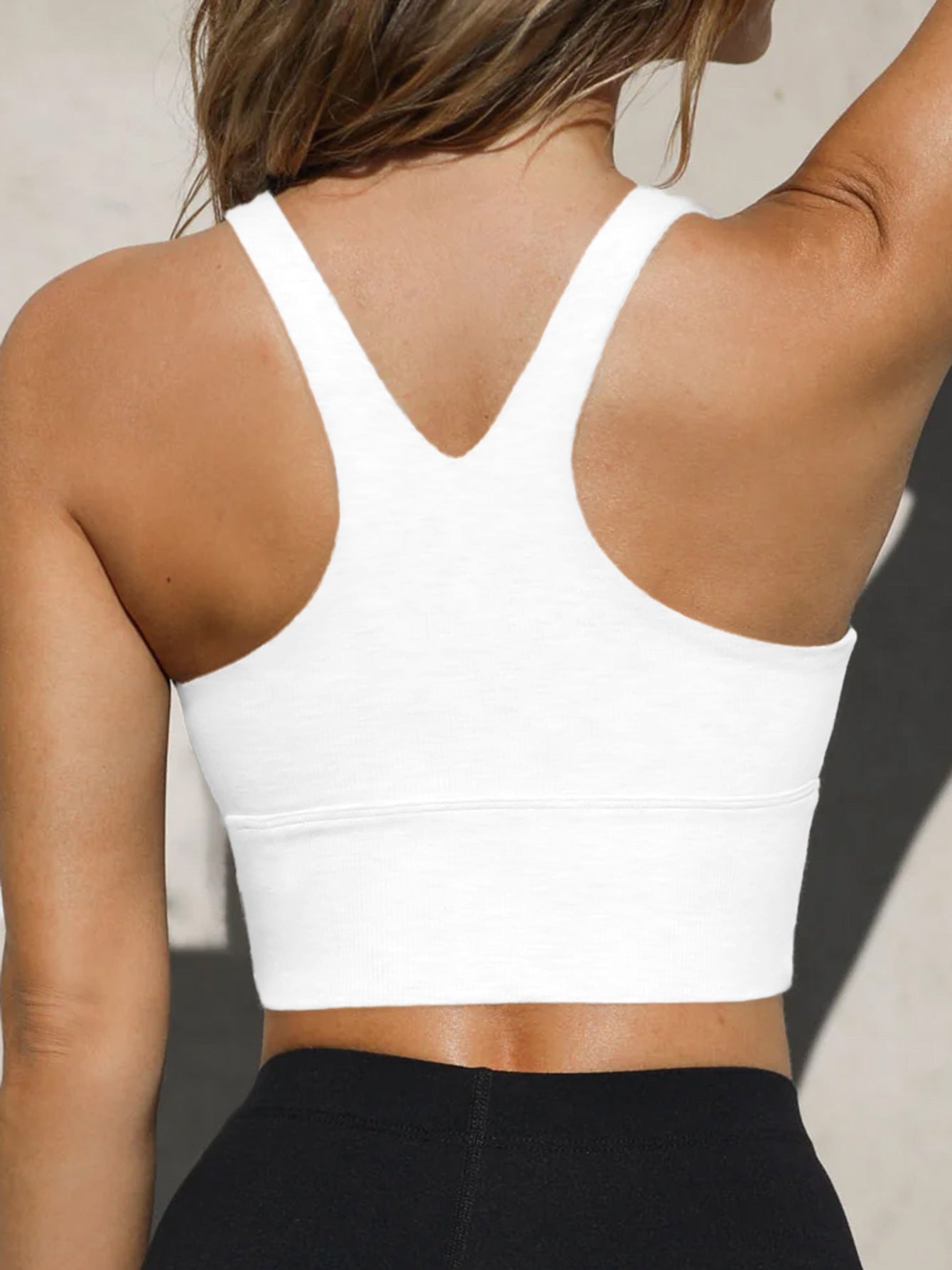 Women Clothing Summer Sports Yoga High Elastic Camisole Vest
