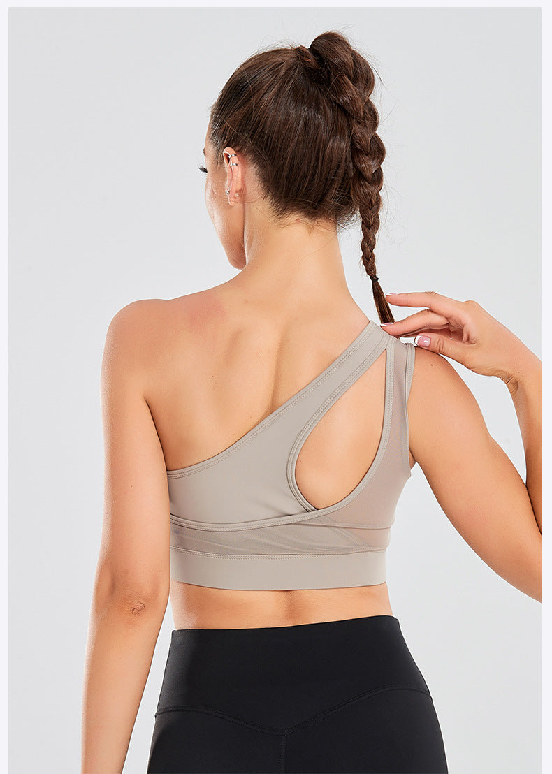 Sports Bra Women Sexy Beauty Vest Yoga Clothes Gather Shockproof Shaping Outer Wear Fitness One Piece Bra