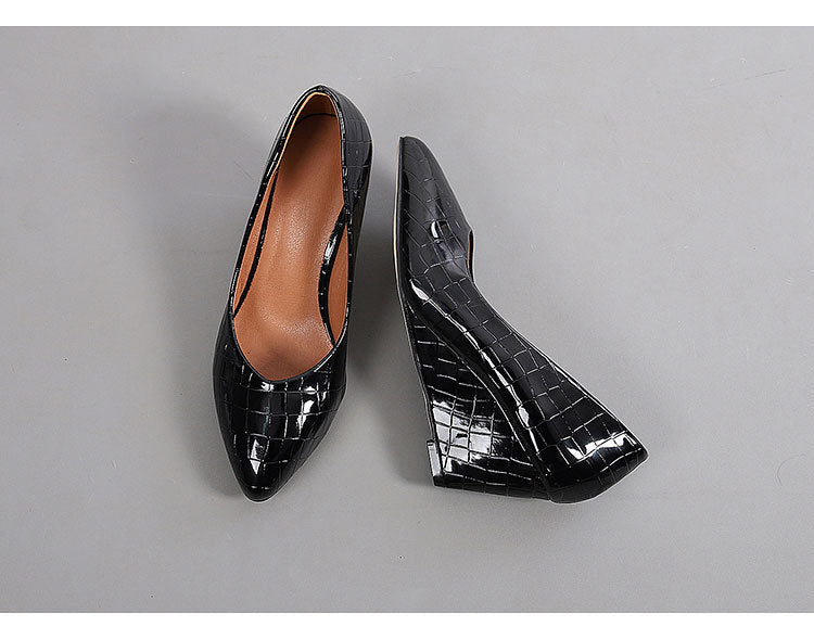 Minority Women Spring Autumn Stiletto Pointed Work Shoes Classy High Heels