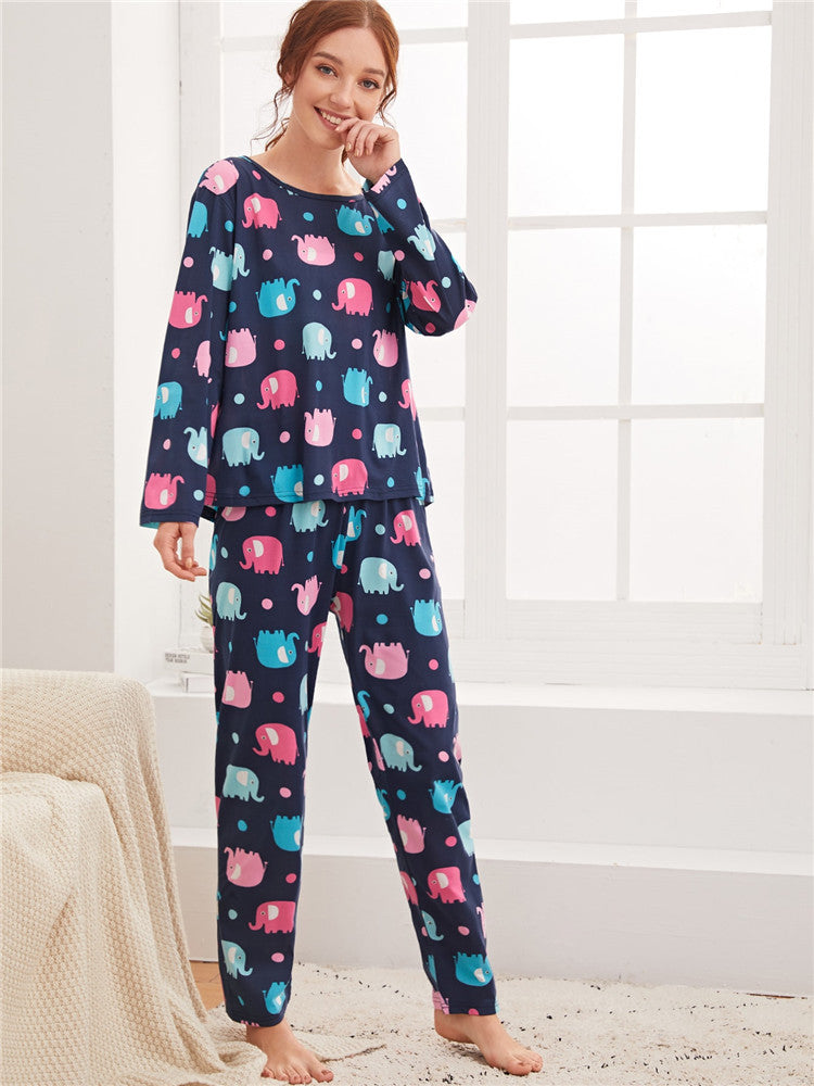 Home Wear Suit Pajamas Women Wear Eye Mask Three-Piece Set