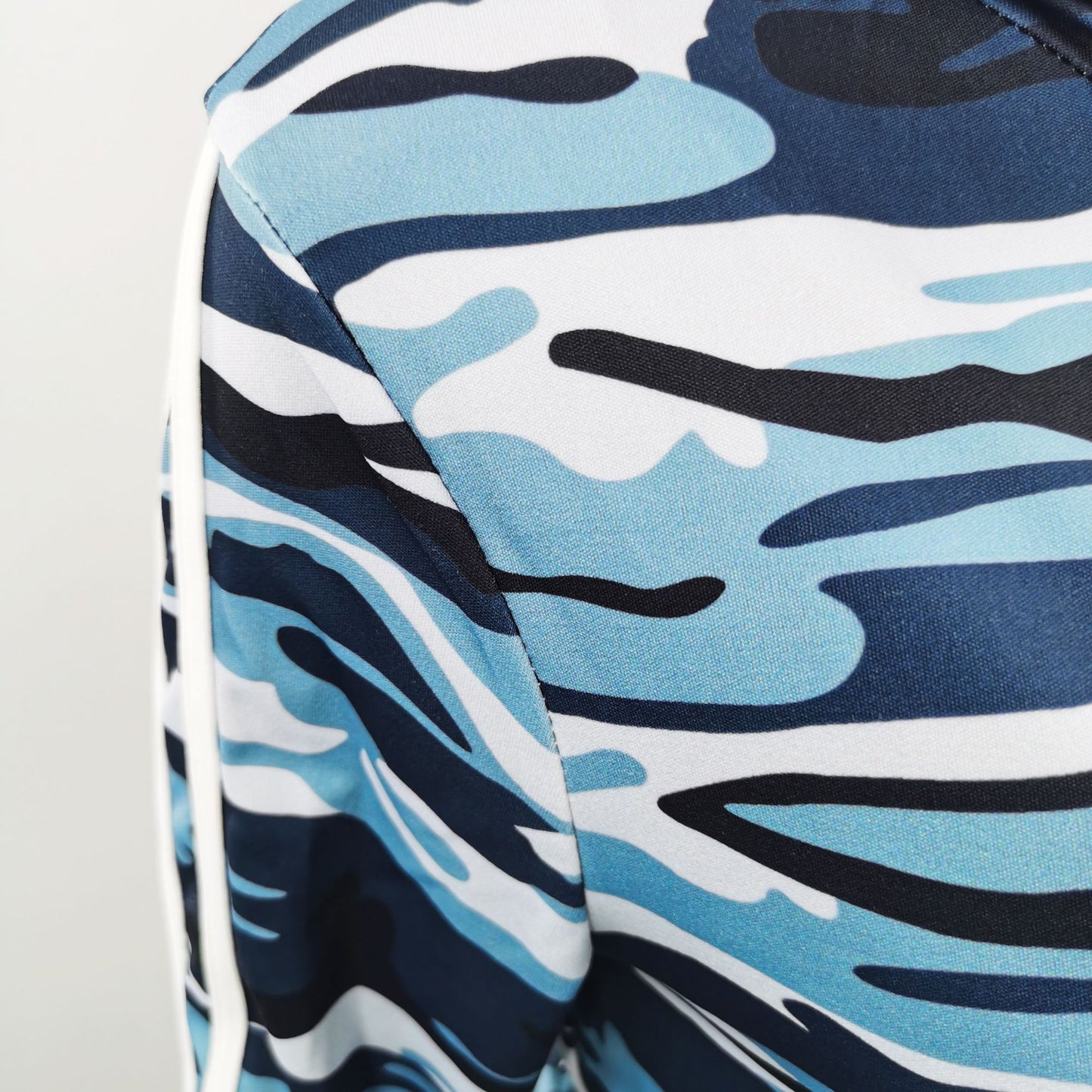 Camouflage Sports Printing Fall Winter Coat Trousers Two Piece Sets