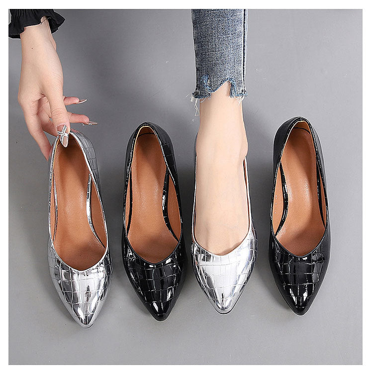 Minority Women Spring Autumn Stiletto Pointed Work Shoes Classy High Heels
