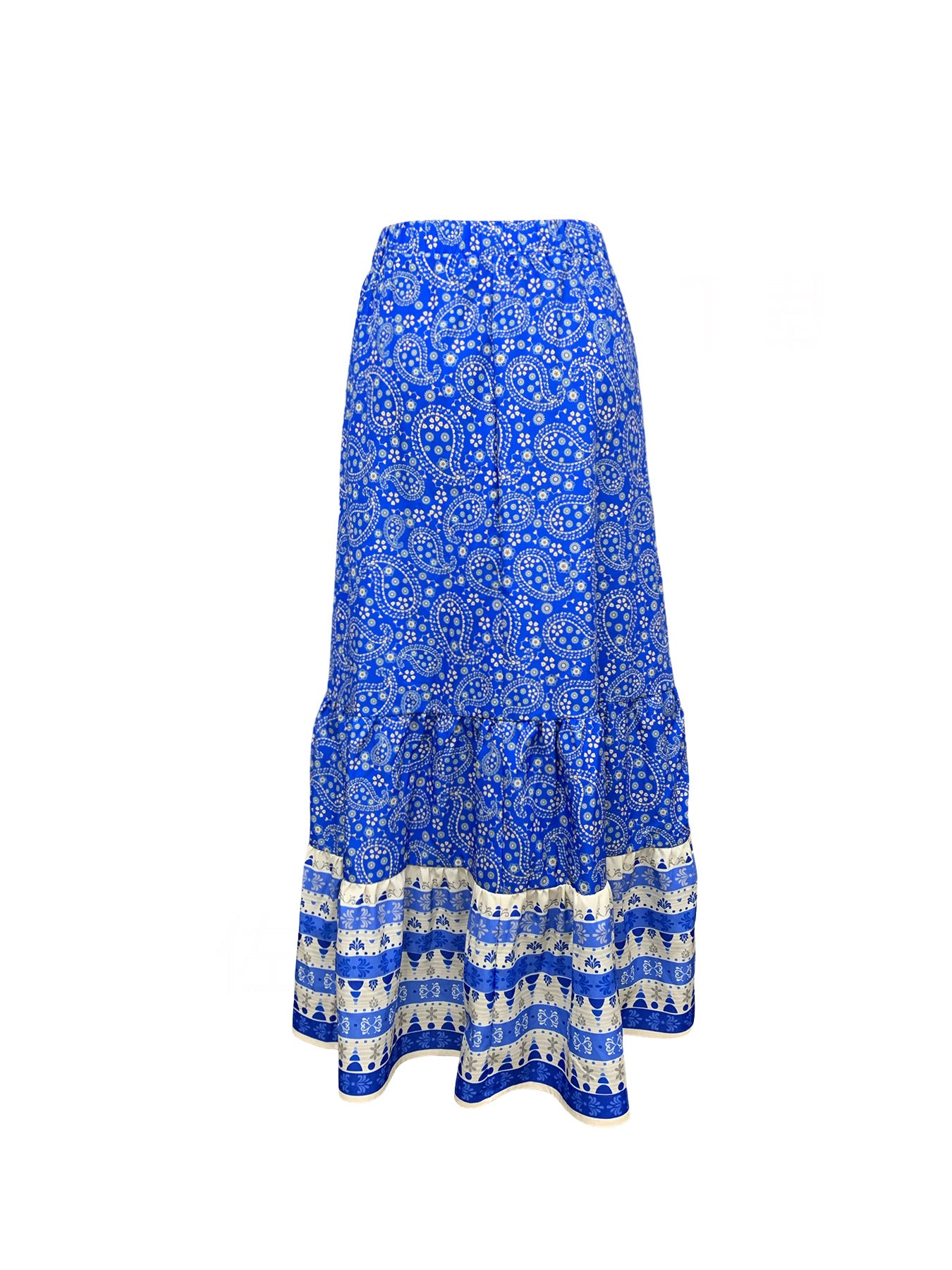 Spring Summer Women Casual Print Holiday Skirt