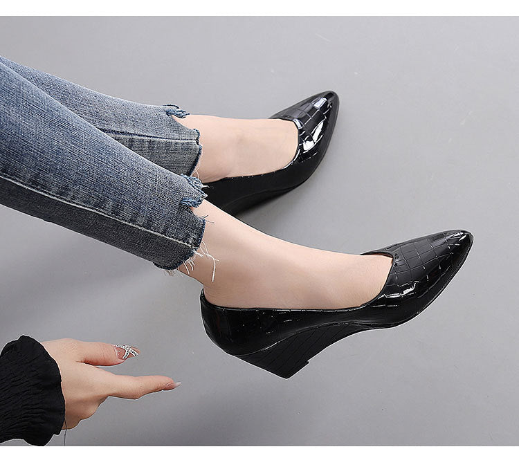 Minority Women Spring Autumn Stiletto Pointed Work Shoes Classy High Heels