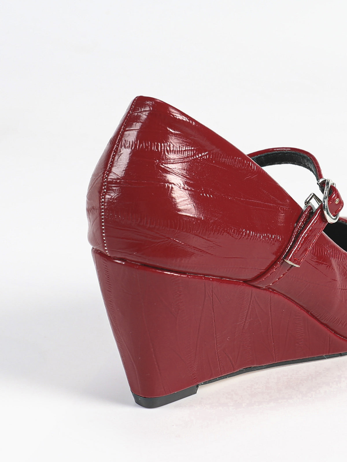 Pointed Wedge Height Increased by Platform Shoes Comfortable Platform High Heel Wedge Heels Party Dance Black