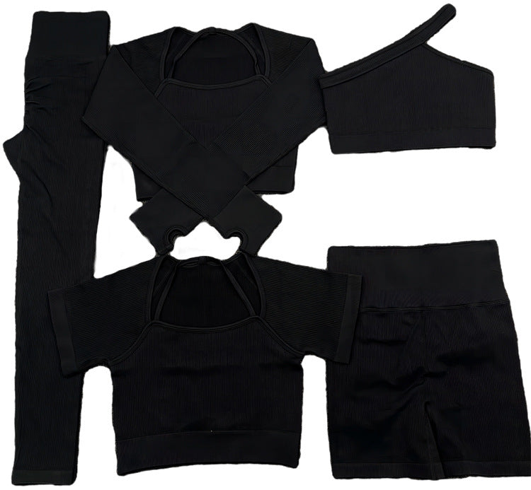 Fitness Suit High Waist Slim Fit Sports Shorts Hip Lift Quick Drying Breathable Running Training Yoga Pants