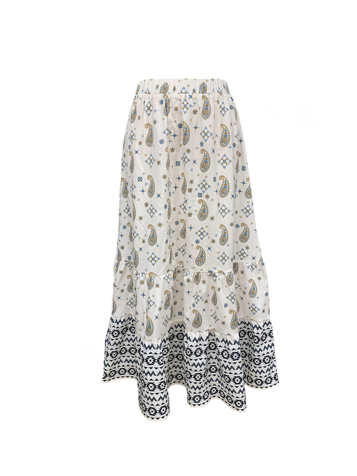 Spring Summer Women Casual Print Holiday Skirt