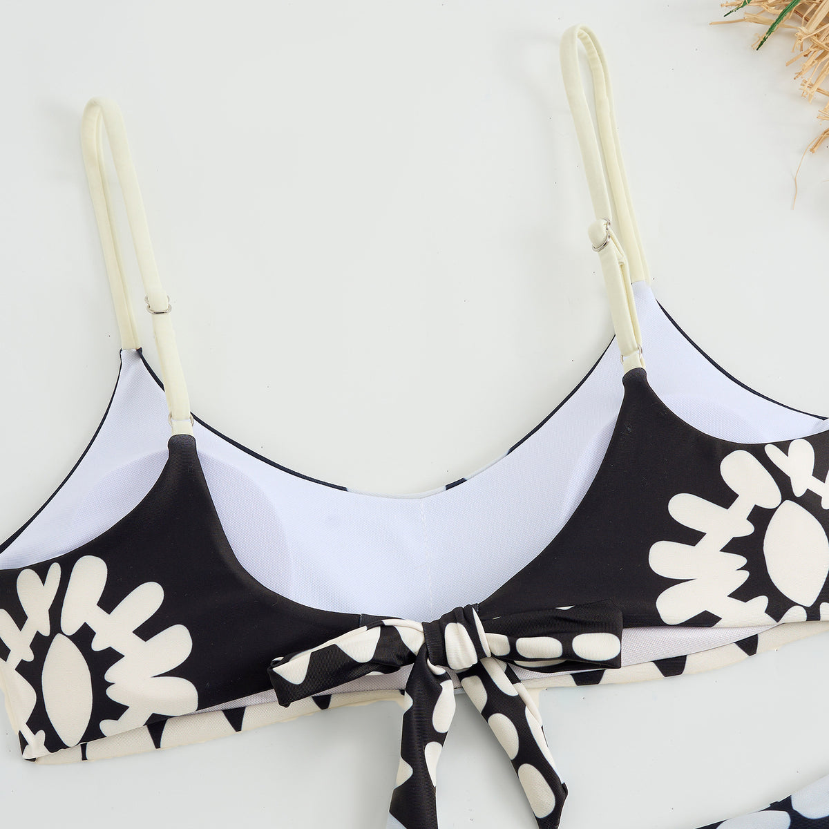 Sexy Split Three Piece Polyester Swimsuit Women Chiffon Dress Swimsuit Outfit