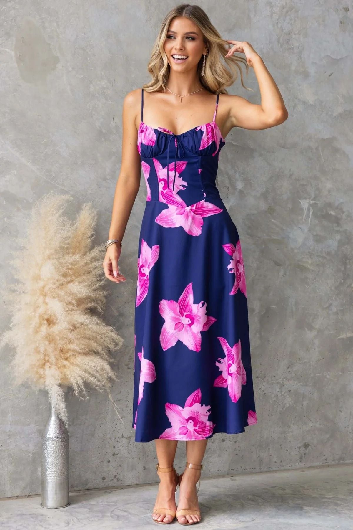 Summer Printed Slim Fit Sexy Suspenders Dress