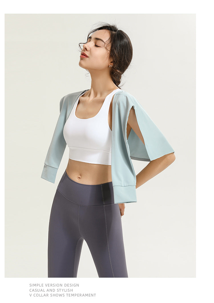 Sports Fitness Yoga One-Piece Skirt Thigh-Length Slimming Skirt Bandage Yoga Dance Ballet Skirt