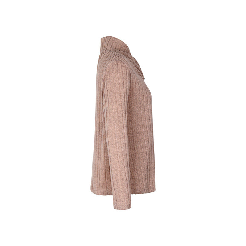 Autumn Women Clothing Long Sleeve Turtleneck Sweater