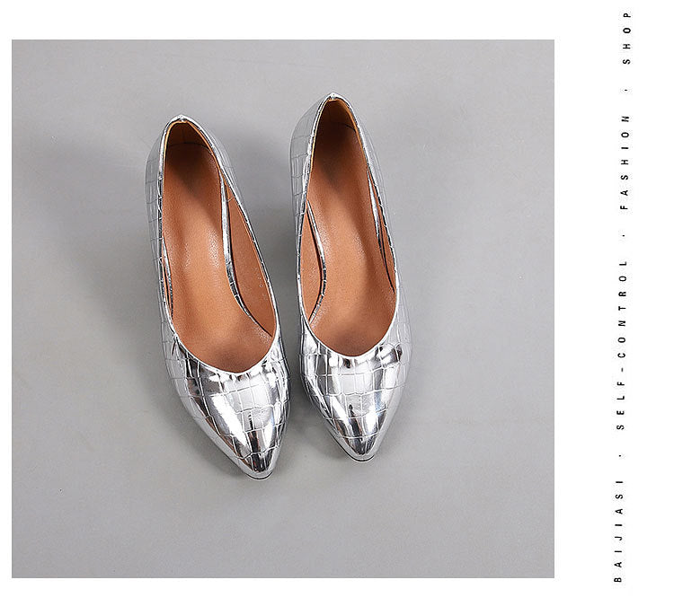 Minority Women Spring Autumn Stiletto Pointed Work Shoes Classy High Heels