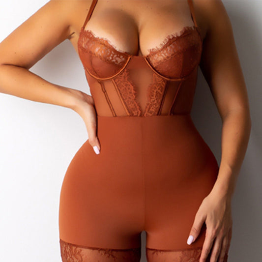 Sexy Lingerie Sexy Lingerie One-Piece Mesh Sexy See-through Lace Edge Sling