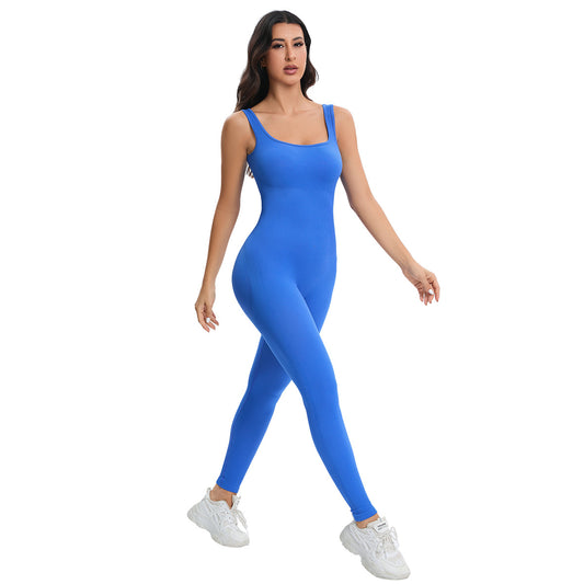 Sports Yoga Bodysuit Trousers Running Workout Quick Drying Breathable Seamless Knitted Peach Hip Slim Fit