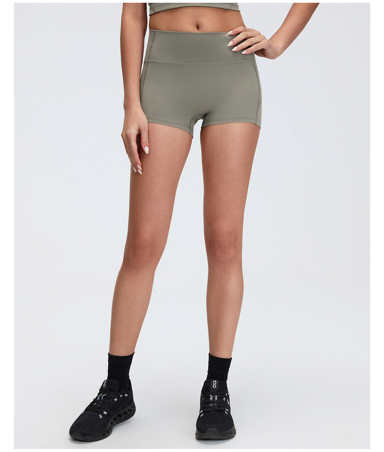 No Embarrassment Line Yoga Shorts Shorts Sports Slim Fit Fitness Pants High Waist Hip Lift Outdoor Cycling Pants