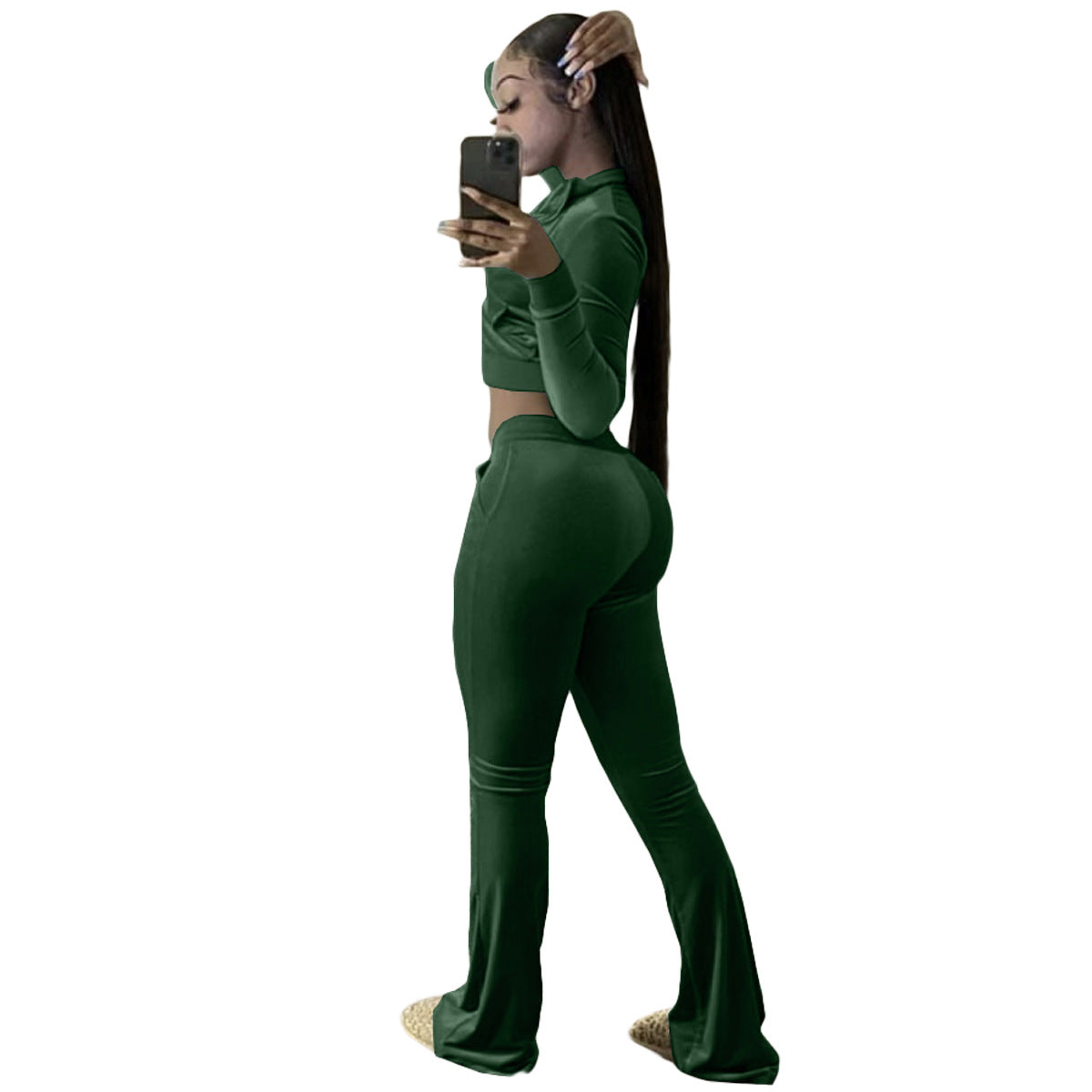 blackish green