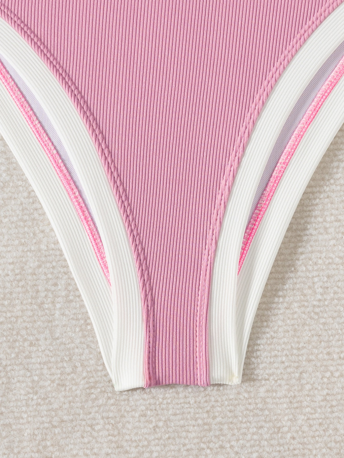 Solid Color Sexy One Shoulder Design One Piece Women Swimsuit