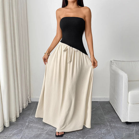 Summer Women Clothing Casual Sexy Skirt Maxi Skirt Set French Sexy