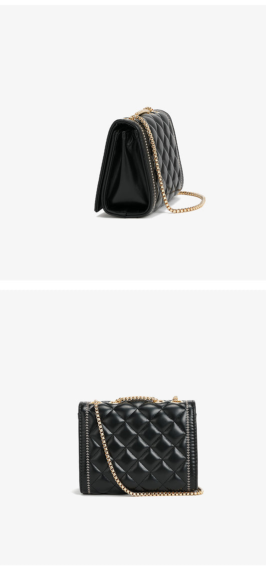Bag Women Bag Winter High Grade Rhombus Chain Shoulder Crossbody Small Square Bag