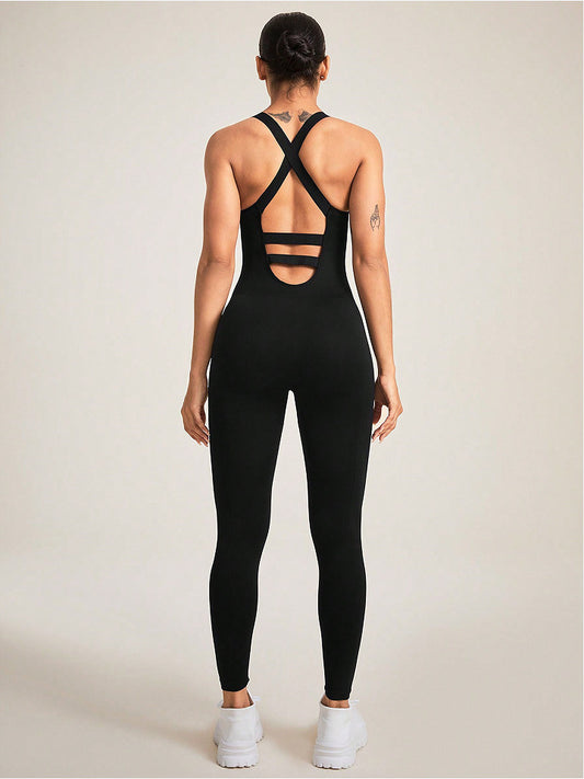 Quick Drying Seamless Yoga Corset One Piece Sexy Sleeveless One Piece Sports Fitness Yoga Clothes Women