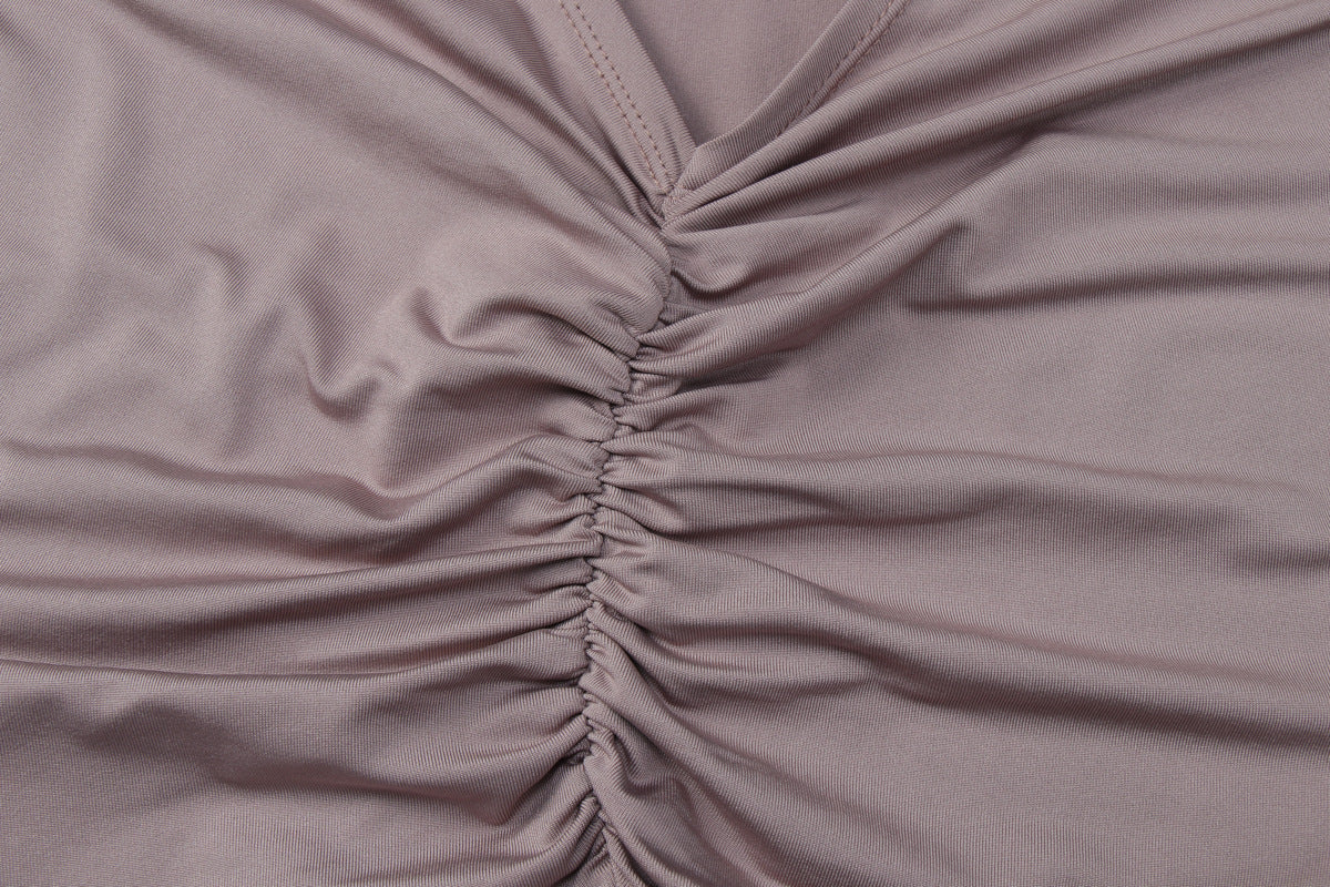 Slim Fit Maxi Dress Summer Solid Color Halter Pleated Sexy Backless Dress