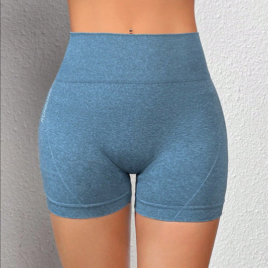 Peach Hip Seamless Fitness Pants Women Summer High Waist Yoga Pants Hip Lifting Running Sports Quick Drying Fitness Shorts