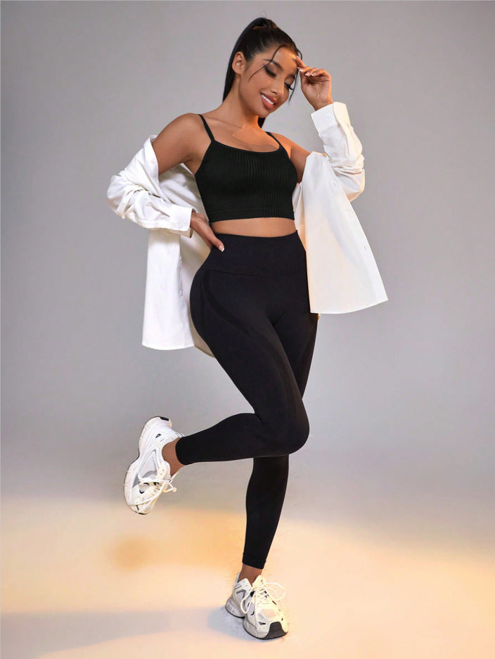 Sports Fitness Vest Sexy Beauty Back Yoga Straps Seamless Quick Drying Breathable Underwear