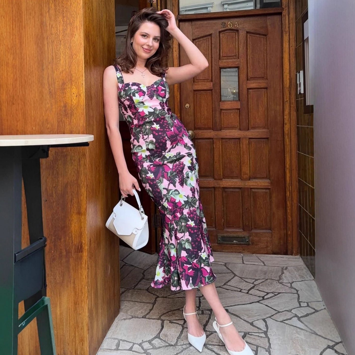 Vacation Women Clothing Summer Sexy Printed Sleeveless Sling Dress