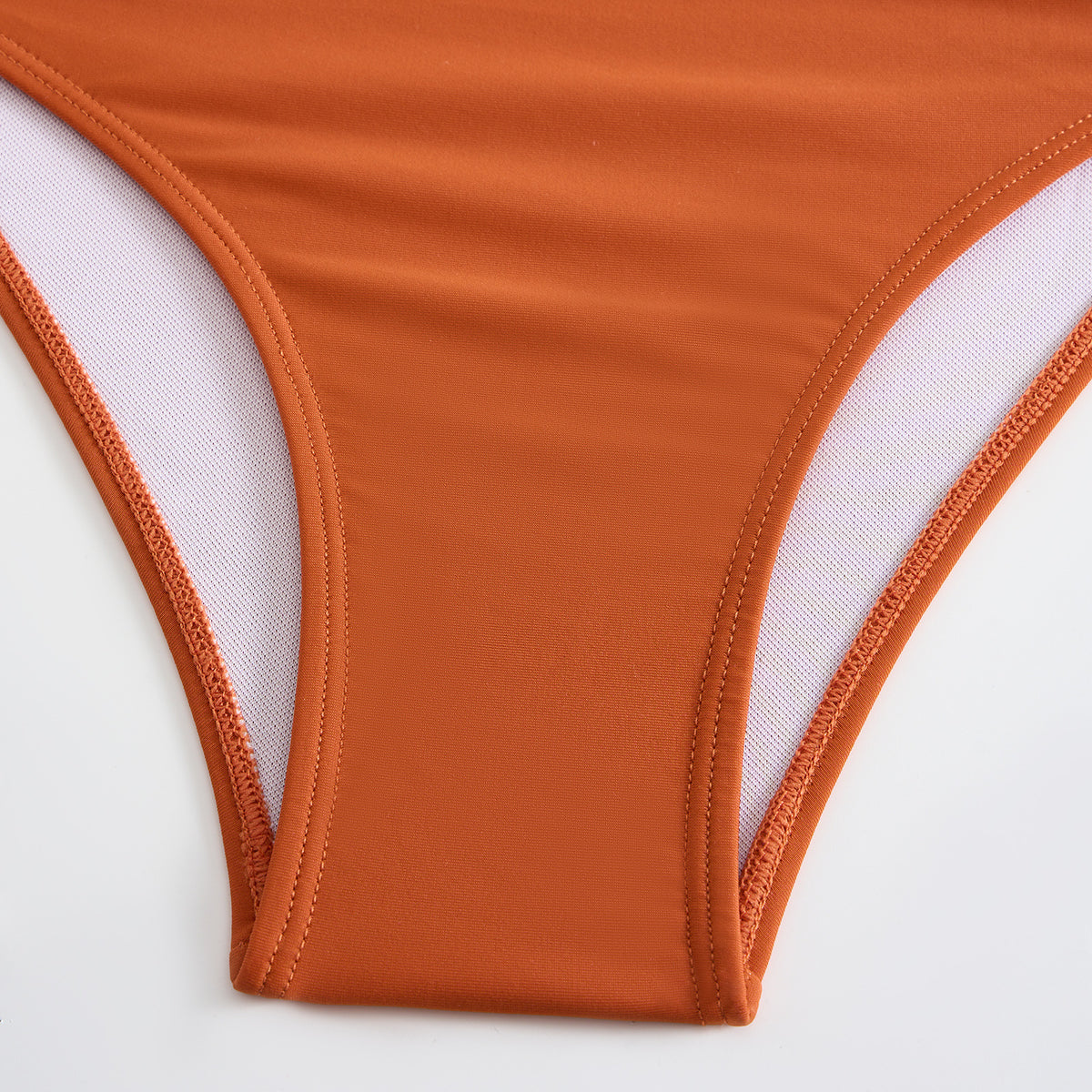High Waist Solid Color Bikini Swimsuit Women Split Swimsuit Bikini