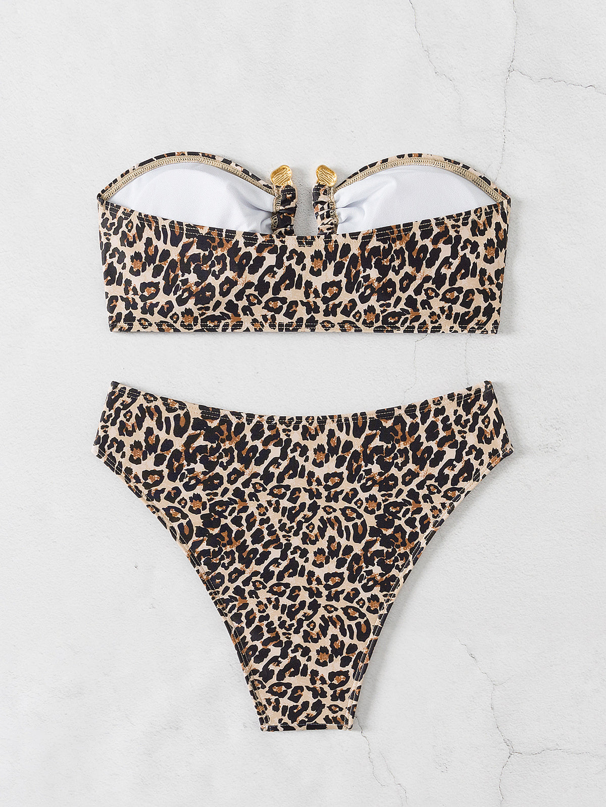 Printed Split Swimsuit Women Sexy Split Swimsuit Summer Beach Bikini Suit
