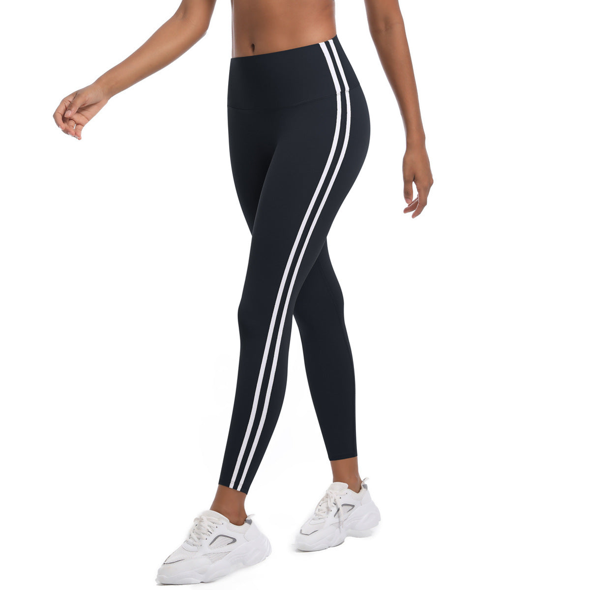 Arrival Yoga Pants Skinny Peach Hip Raise Slim Fit Pants Contrast Color Breathable Fitness Pants Quick Drying Sports Trousers