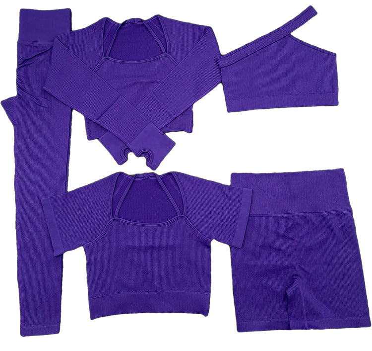Fitness Suit High Waist Slim Fit Sports Shorts Hip Lift Quick Drying Breathable Running Training Yoga Pants
