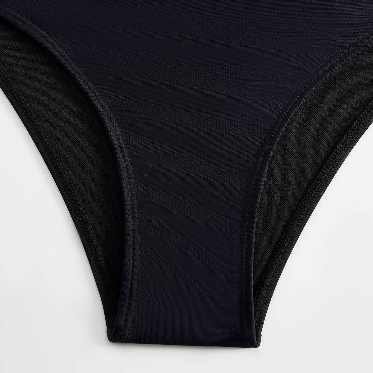 High Waist Solid Color Bikini Swimsuit Women Split Swimsuit Bikini
