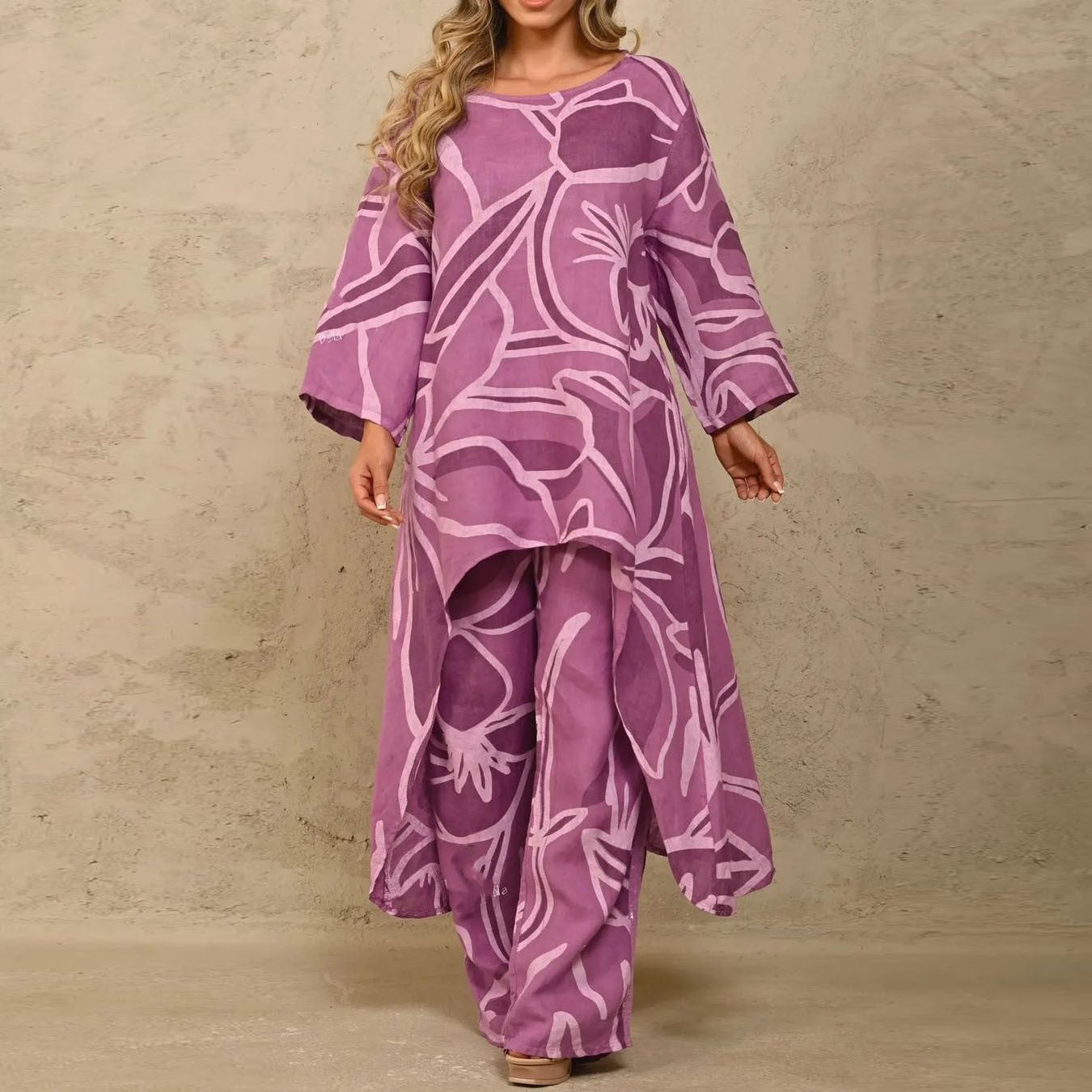 Purple Printed