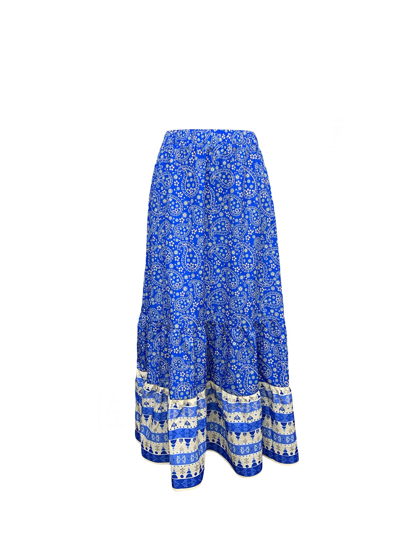 Spring Summer Women Casual Print Holiday Skirt