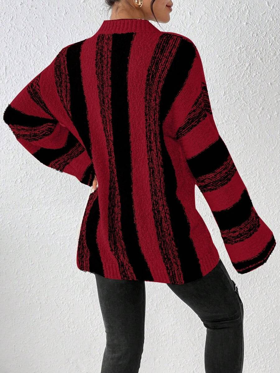 Autumn Winter Pullover Long Sleeve Loose Casual Women Sweater Knitwear