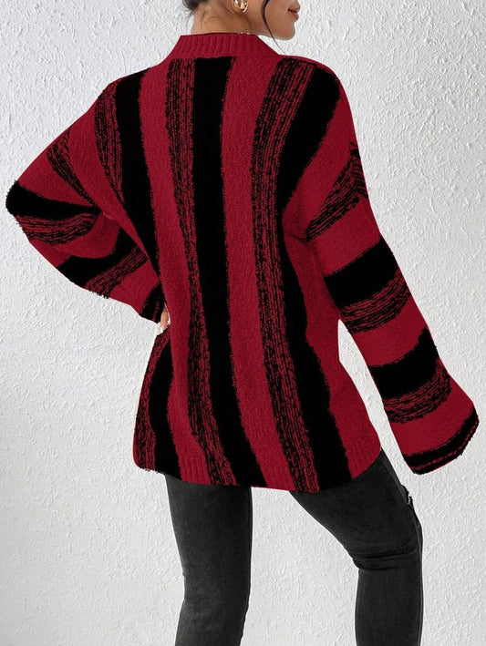 Autumn Winter Pullover Long Sleeve Loose Casual Women Sweater Knitwear